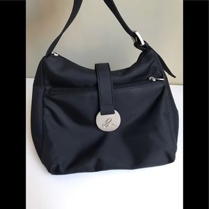 Agnes B. Nylon Shoulder Bag